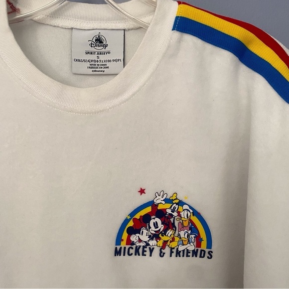 Vintage Disney Velour Sweatshirt Small Oversized Mickey & Friends - Picture 5 of 12